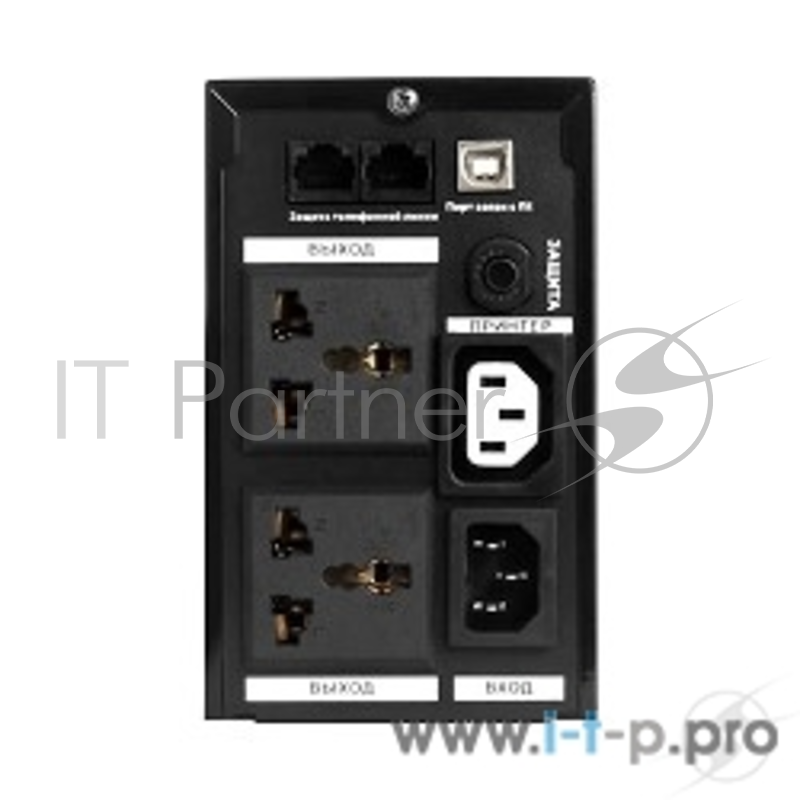 ИБП SVC, V-800-F-LCD, Smart, USB, AVR: 165-275В, Бат.: 12В/9 Ач*1шт., чёрный