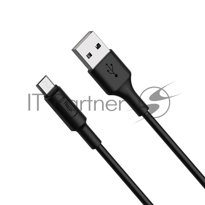 Кабель USB HOCO X25 Soarer для Micro USB, 2А, длина 1м, белый