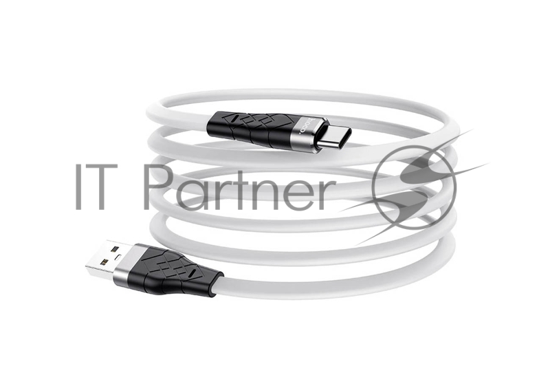 Кабель USB HOCO X53 Angel для Type-C, 3А, 1м, белый