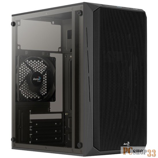 Корпус Aerocool CS-107-A-BK-v1 черный без БП mATX 2x120mm 1xUSB2.0 1xUSB3.0 audio