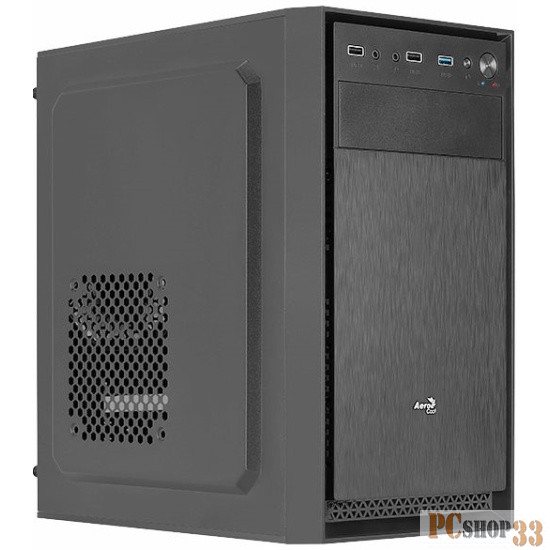Корпус MiniTower AeroCool CS-104-S-BK-v1 black (mATX, 1xUSB3.0, 2xUSB2.0 без БП) (4710562759358)