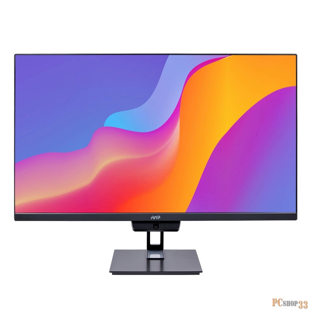 Моноблок Hiper V8 23.8 Full HD i5 12400 (2.5) 16Gb SSD1Tb UHDG Free DOS GbitEth WiFi BT клавиатура мышь Cam черный 1920x1080