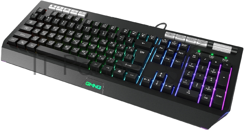 Клавиатура Оклик GMNG 735GK черный USB Multimedia for gamer LED (1659995)