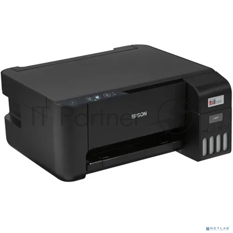 МФУ струйный Epson EcoTank L3211 (A4, принтер/сканер/копир, 5760x1440dpi, 33чб/15цв. ppm, СНПЧ, USB) (C11CJ68406)