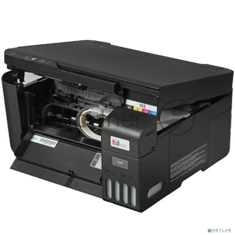 МФУ струйный Epson EcoTank L3211 (A4, принтер/сканер/копир, 5760x1440dpi, 33чб/15цв. ppm, СНПЧ, USB) (C11CJ68406)
