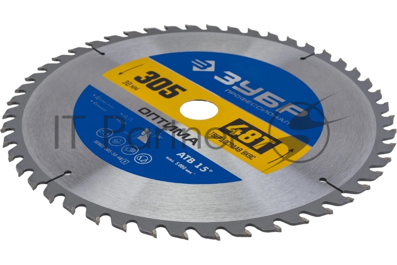 Диск пильный по дереву ЗУБР Оптима 305 x 30мм 48Т