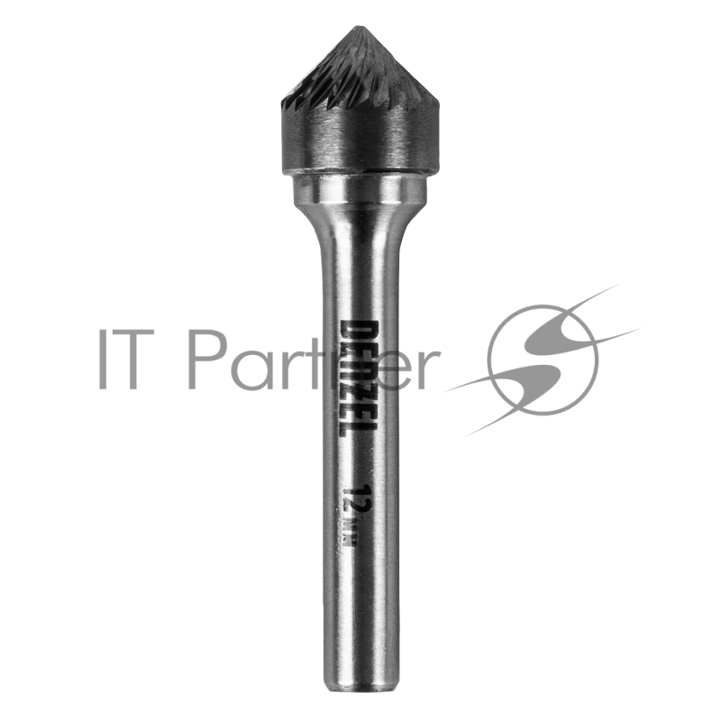 Борфреза по металлу твердосплавная, зенкер 90 град., тип-K, 12 мм// Denzel