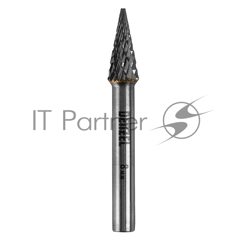 Борфреза по металлу твердосплавная, коническая, тип-M, 8 мм// Denzel