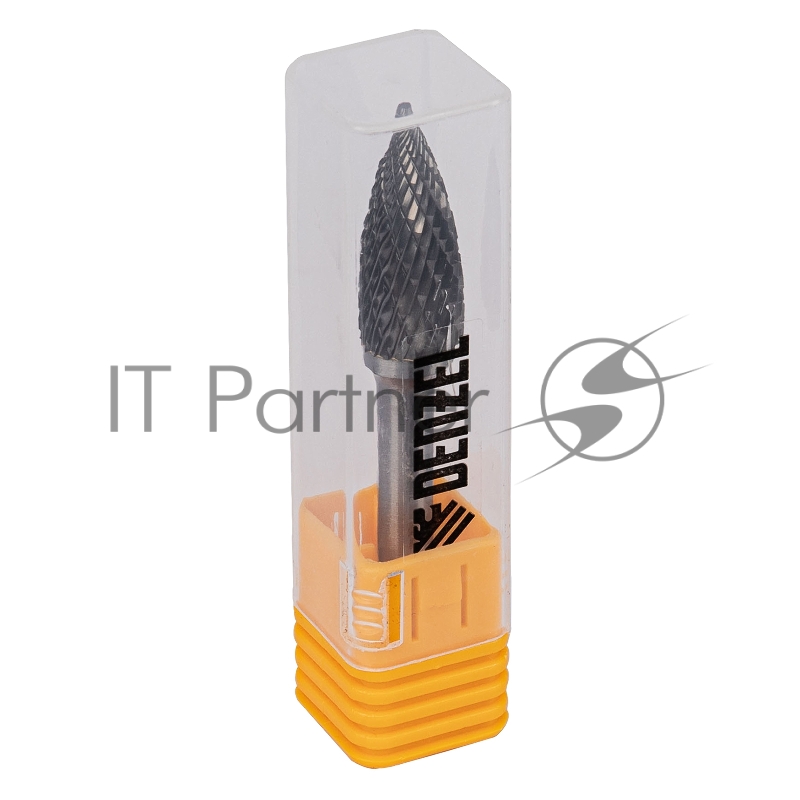 Борфреза по металлу твердосплавная, параболическая заостренная, тип-G, 12 мм// Denzel