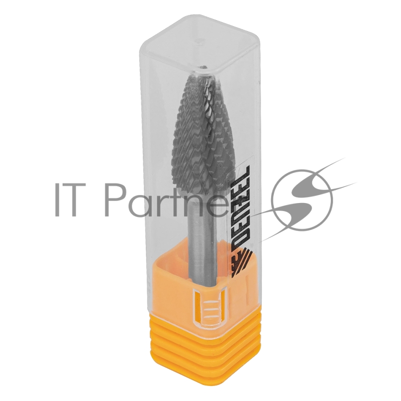 Борфреза по металлу твердосплавная, параболическая, тип-F, 12 мм// Denzel