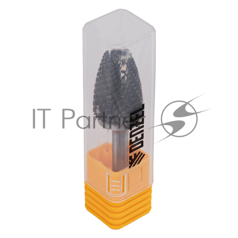 Борфреза по металлу твердосплавная, параболическая, тип-F, 16 мм// Denzel