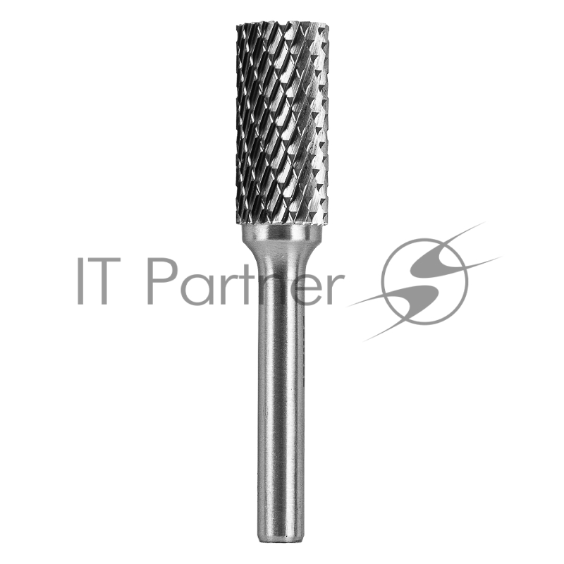 Борфреза по металлу твердосплавная, цилиндрическая, тип-А, 12 мм// Denzel