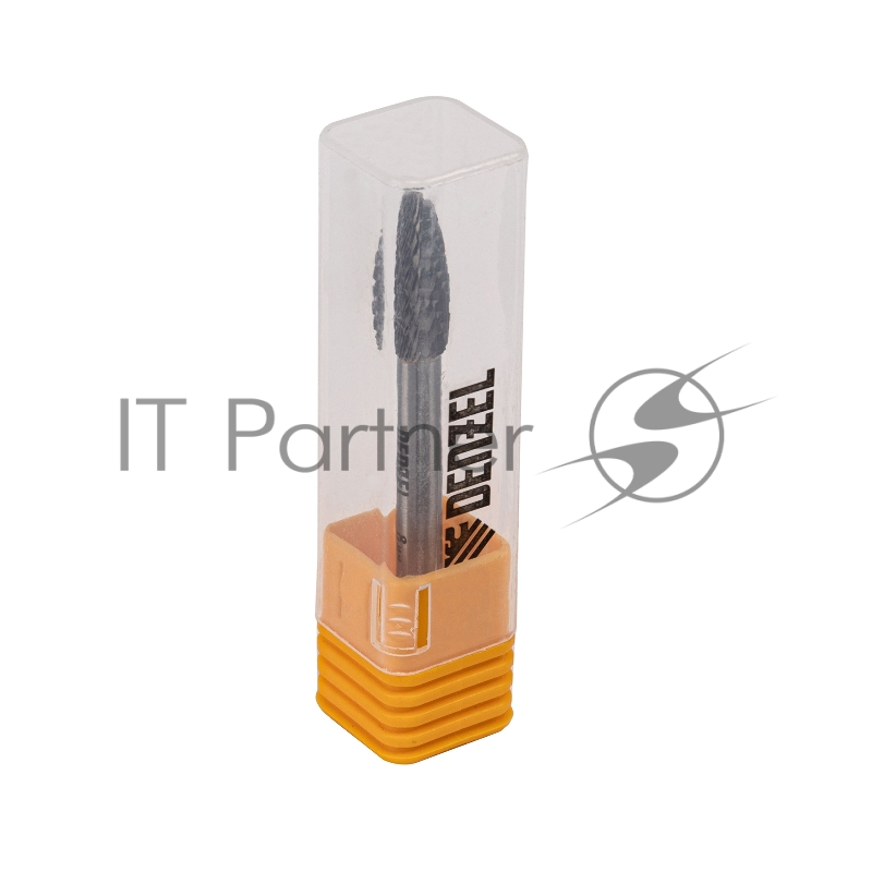 Борфреза по металлу твердосплавная, элипсообразная, тип-H, 8 мм// Denzel