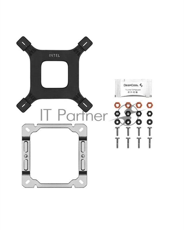 Кулер DEEPCOOL AG500 WH ARGB LGA1700/1200/115X/AM5/AM4 (12шт/кор, TDP 240W, PWM, ARGB Fan 120mm, 5 тепл. Трубок, Copper Base, белый) RET