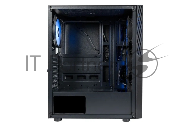 Корпус ATX Eurocase A85 4ARGB черный без БП закаленное стекло USB 3.0