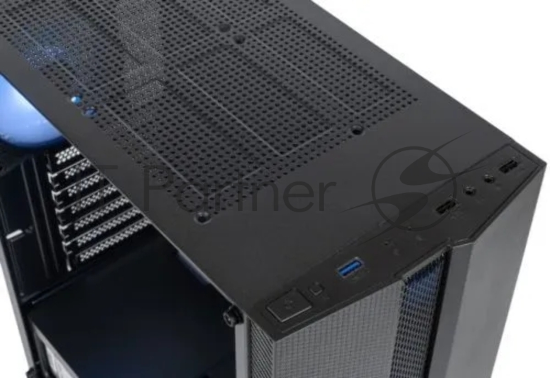 Корпус ATX Eurocase A85 4ARGB черный без БП закаленное стекло USB 3.0