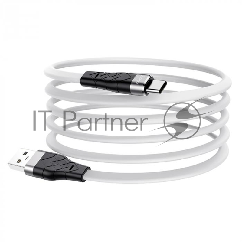 Кабель USB HOCO X53 Angel для Type-C, 3.0А, длина 1.0м, белый