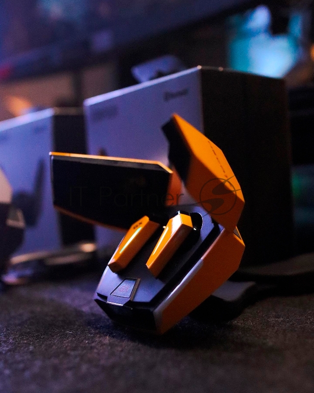 Наушники с микрофоном Edifier GX07 желтый/черный вкладыши BT в ушной раковине