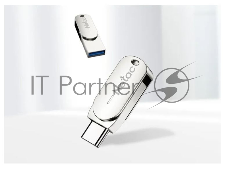 Накопитель Netac USB Drive U785C USB3.0+TypeC 64GB, retail version