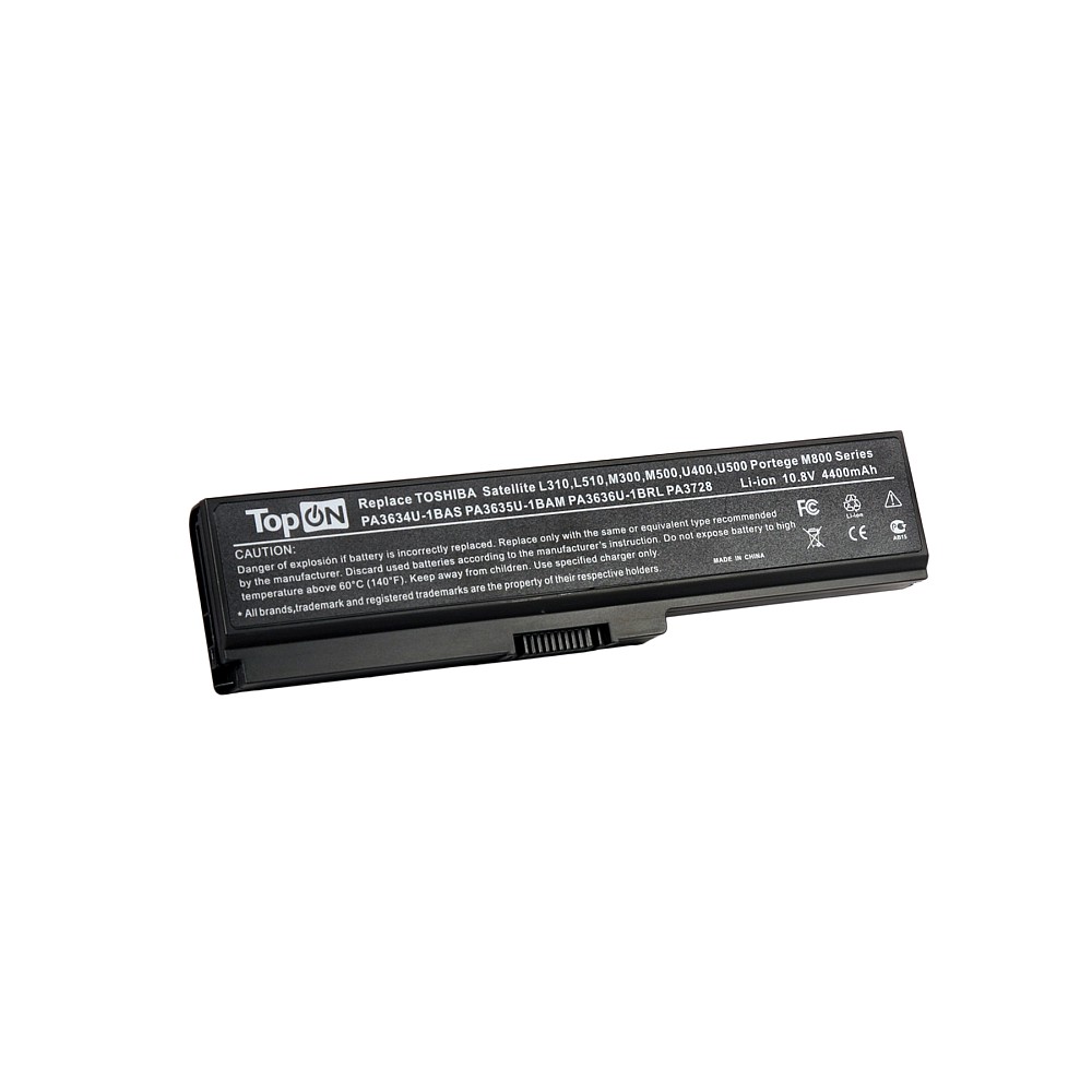 Аккумулятор для ноутбука Toshiba Satellite Pro A660, C645, L310, M300, T110, Equium U400 Series. 10.8V 4400mAh 49Wh. PA3634U-1BAS, PA3635U-1BAM.