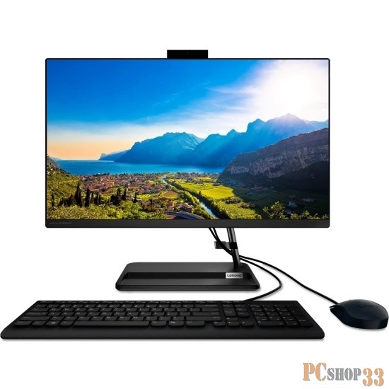 Моноблок Lenovo IdeaCentre AIO 3 24ITL6 23.8 FHD(1920x1080) IPS/Intel Core i3-1115G4 3.0GHz Dual/8GB/256GB SSD/Integrated/WiFi/BT5.0/HD Web Camera/KB+MOUSE(WLS)/DOS/1Y/BL