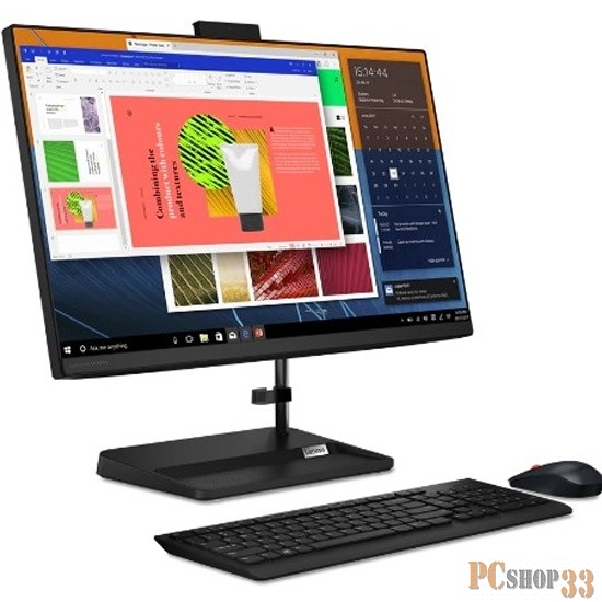 Моноблок Lenovo IdeaCentre AIO 3 24ITL6 23.8 FHD(1920x1080) IPS/Intel Core i3-1115G4 3.0GHz Dual/8GB/256GB SSD/Integrated/WiFi/BT5.0/HD Web Camera/KB+MOUSE(WLS)/DOS/1Y/BL