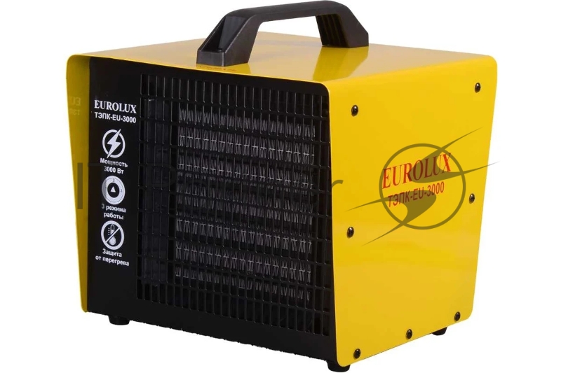 Тепловая электрическая пушка ТЭПК-EU-3000 (керам.нагревательный элемент