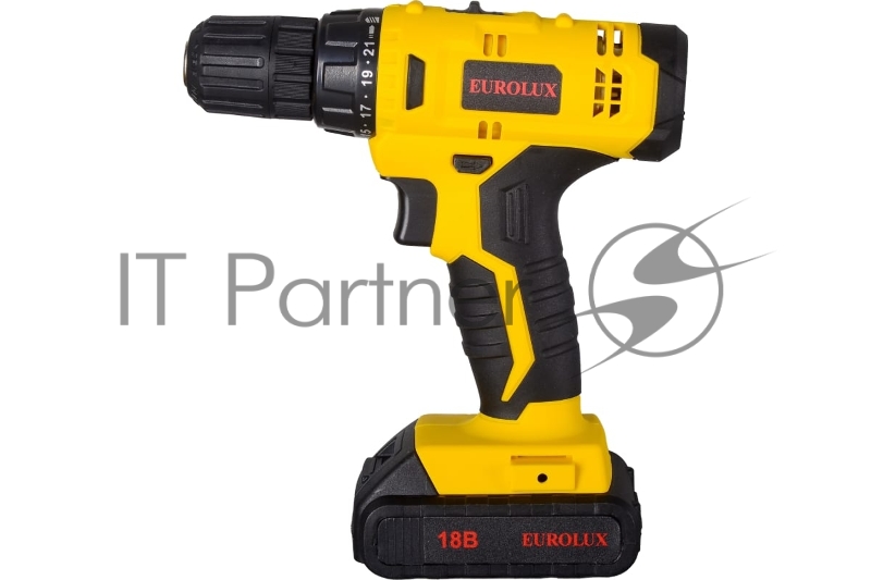 Дрель-шуруповерт аккумуляторная ДА-18/2Li Eurolux