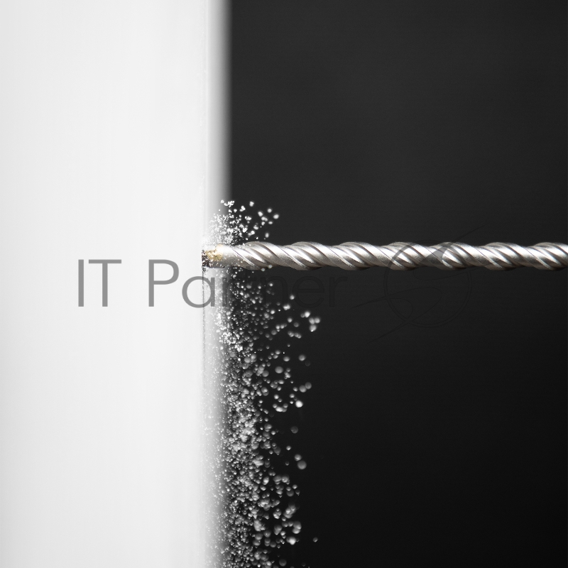 Бур по бетону, двойная спираль, Cobalt W-tip, 6x260 мм, SDS PLUS// Denzel