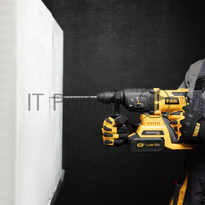 Бур по бетону, двойная спираль, Cobalt W-tip, 8x210 мм, SDS PLUS// Denzel