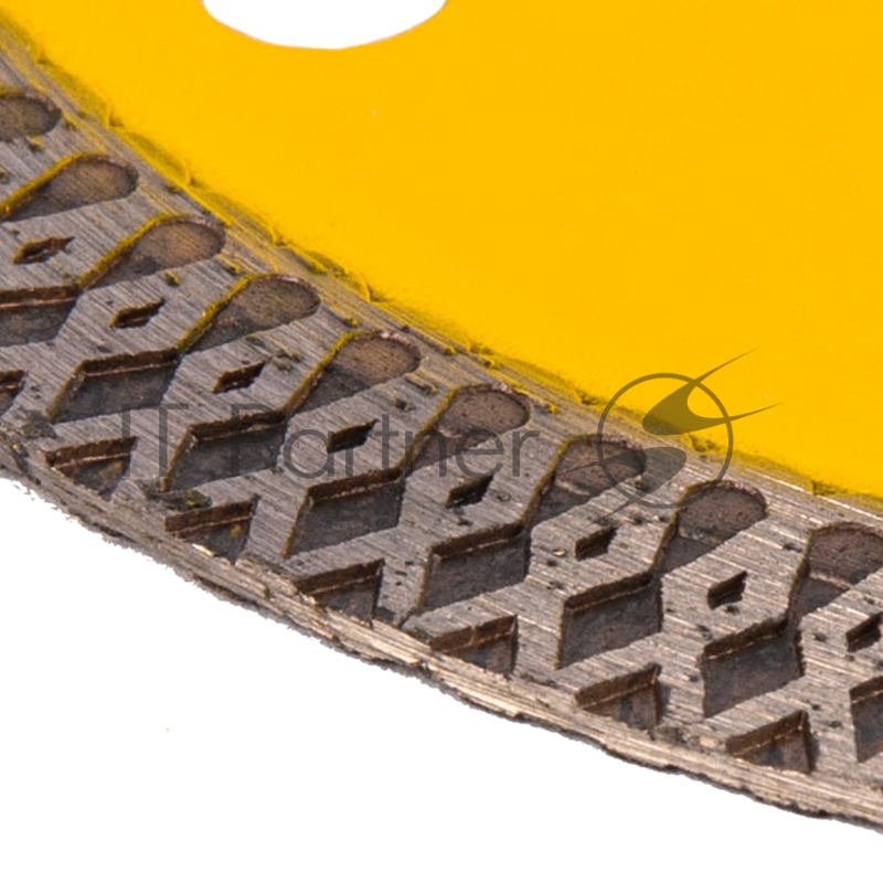 Диск алмазный отрезной 115 х 22,2мм, сплошной, супертонкий, горячий пресс, сухой/мокрый рез// Denzel