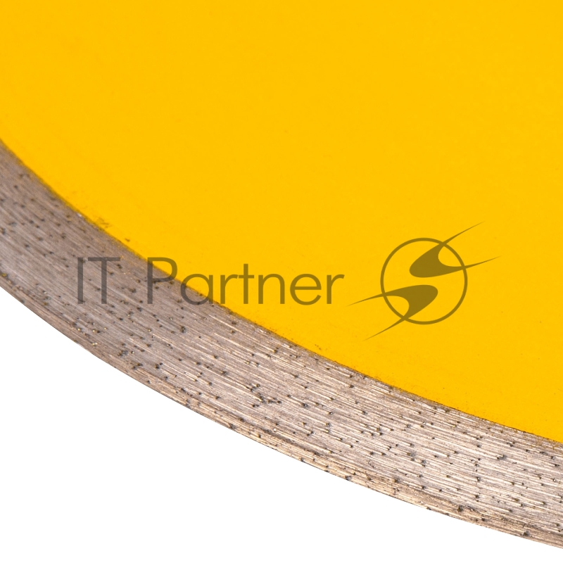 Диск алмазный отрезной 230 х 22,2 мм, сплошной, супертонкий, горячий пресс, мокрое резание// Denzel