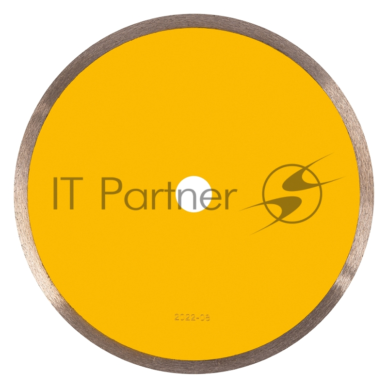 Диск алмазный отрезной 230 х 22,2 мм, сплошной, супертонкий, горячий пресс, мокрое резание// Denzel