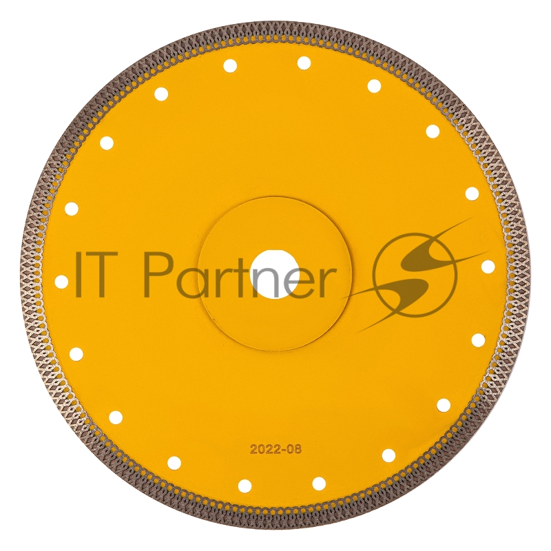 Диск алмазный отрезной 230 х 22,2мм, сплошной, супертонкий, горячий пресс, сухой/мокрый рез// Denzel