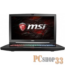 Ноутбук MSI GT75VR 7RE-054RU (Core i7 7820HK-2.90ГГц, 32ГБ, 512+1000ГБ, 2xGFGTX1070, LAN, WiFi, BT, WebCam, 17.3 3840x2160, W10 H), черный