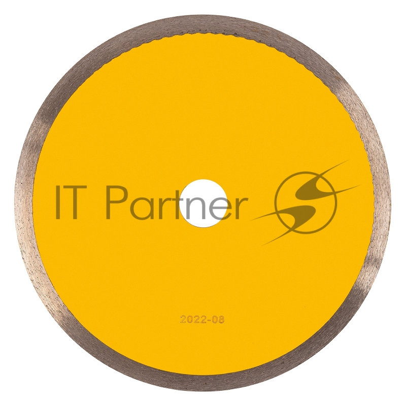 Диск алмазный сплошной, супертонкий, 200 х 25,4 мм, горячее прессование, мокрое резание// Denzel