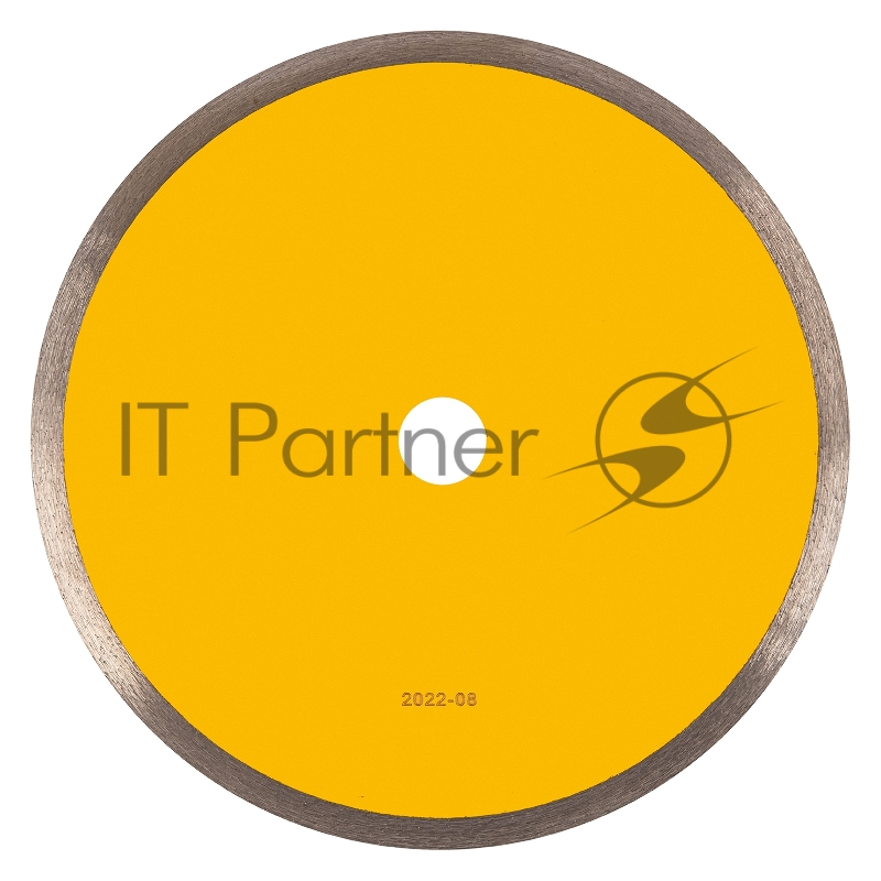 Диск алмазный сплошной, супертонкий, 250 х 25,4 мм, горячее прессование, мокрое резание// Denzel