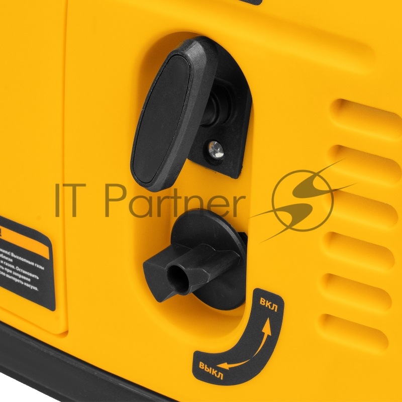 Генератор инверторный GT-1200iS, 1,2 кВт, 230 В, бак 2,4 л, закрытый корпус, ручной старт// Denzel