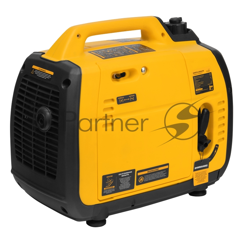 Генератор инверторный GT-2200iS, 2,2 кВт, 230 В, бак 4 л, закрытый корпус, ручной старт// Denzel