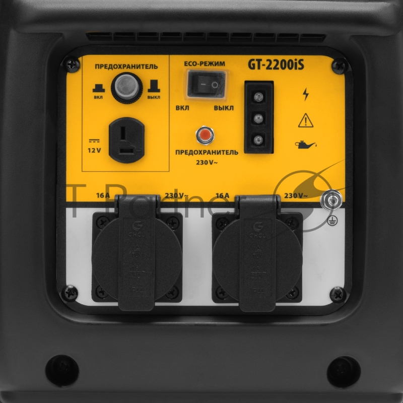 Генератор инверторный GT-2200iS, 2,2 кВт, 230 В, бак 4 л, закрытый корпус, ручной старт// Denzel