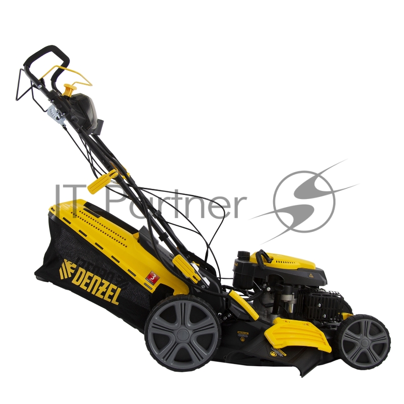 Газонокосилка бензиновая GLD-520SP-VE, 196 см3,шир 52 см,привод,вариатор,эл.старт,60 л// Denzel