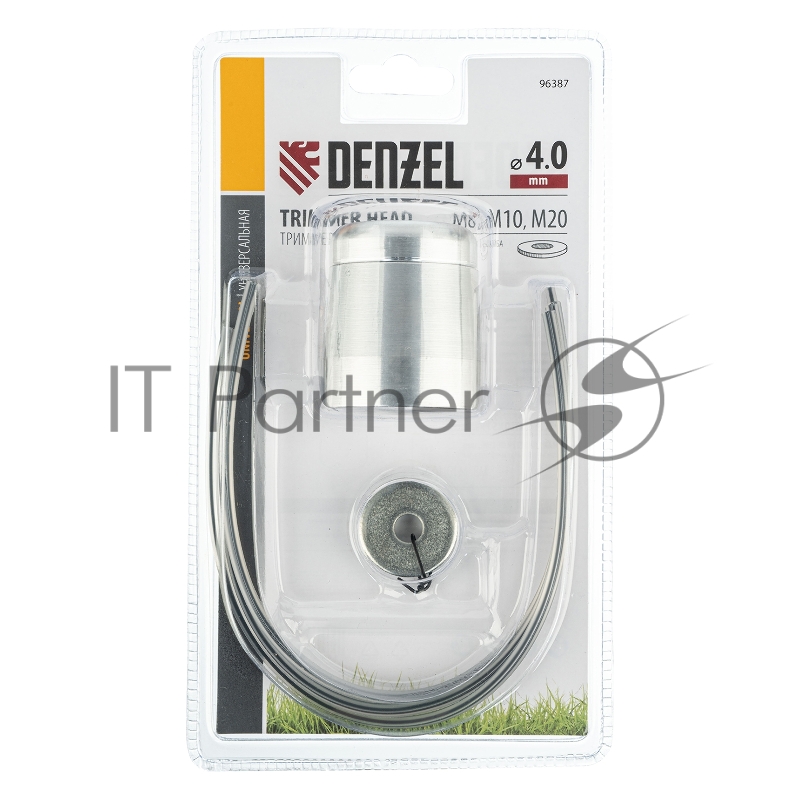Головка триммерная универсальная быстрозажимная, шайба М8,М10,М20 //Denzel