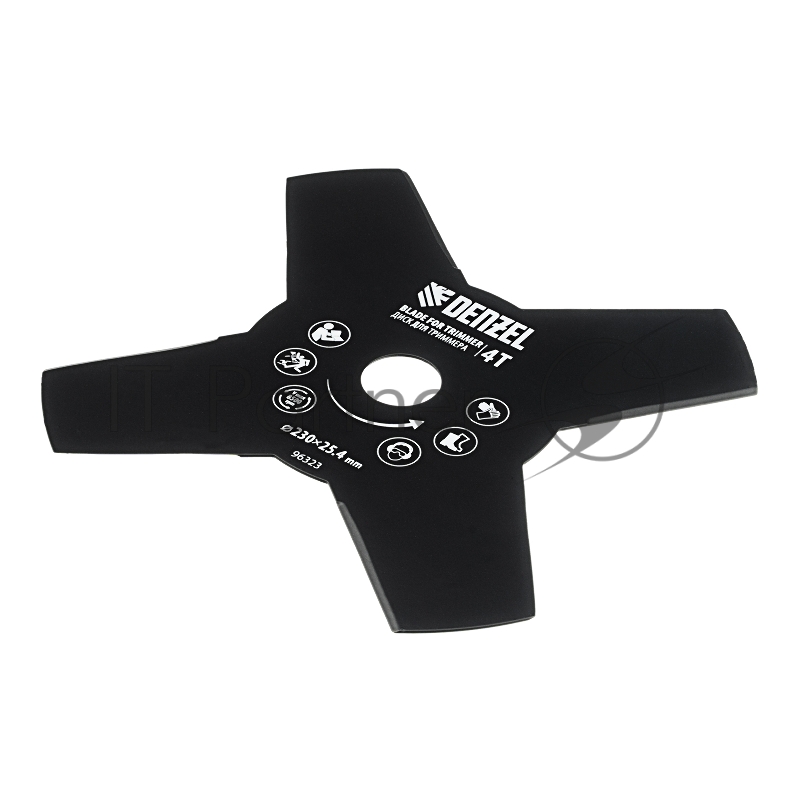 Диск для триммера, 230 х 25,4 толщина 1,6 мм, 4 лезвия// Denzel