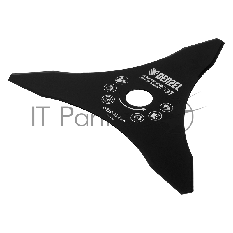 Диск для триммера, 255 х 25,4 мм, толщина 1,6 мм, 3 лезвия// Denzel