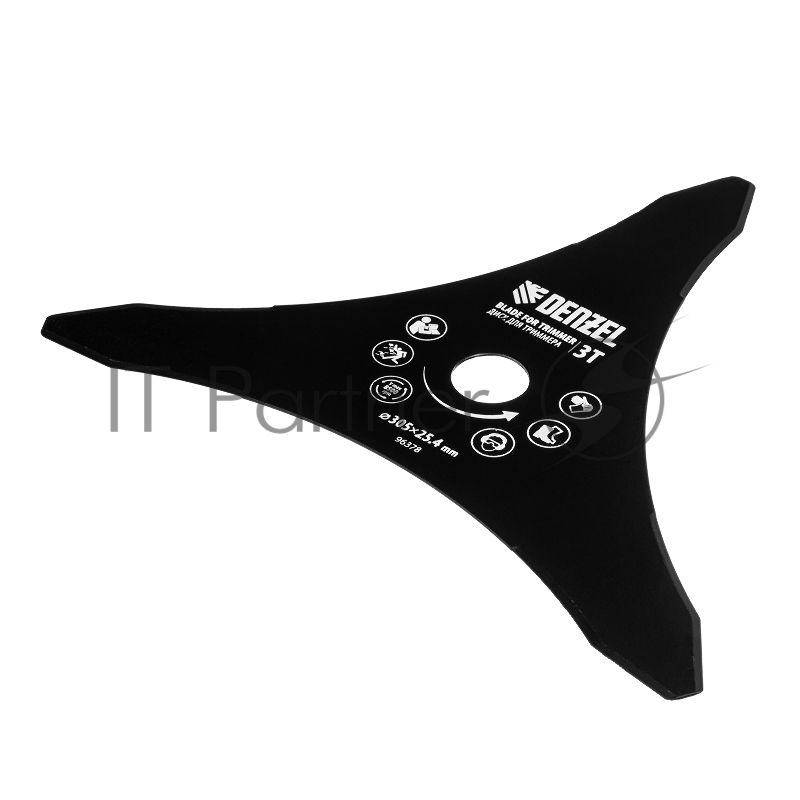 Диск для триммера, 305 х 25,4 мм, толщина 1,6 мм, 3 лезвия// Denzel