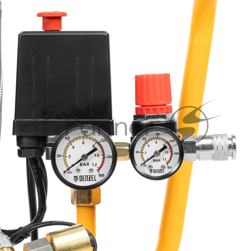 Компрессор DLS950/24 безмаслянный малошумный 950 Вт, 165 л/мин,ресивер 24 л// Denzel