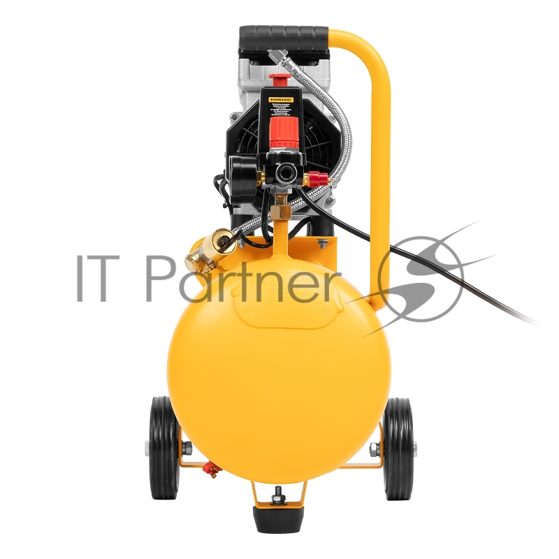 Компрессор DLS950/24 безмаслянный малошумный 950 Вт, 165 л/мин,ресивер 24 л// Denzel