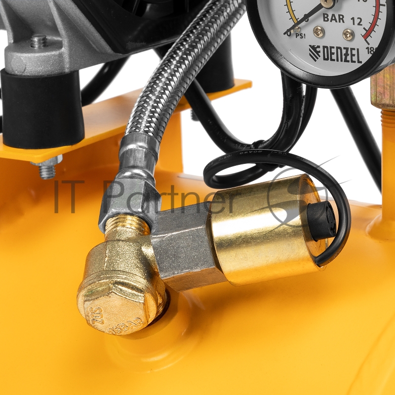 Компрессор DLS950/24 безмаслянный малошумный 950 Вт, 165 л/мин,ресивер 24 л// Denzel