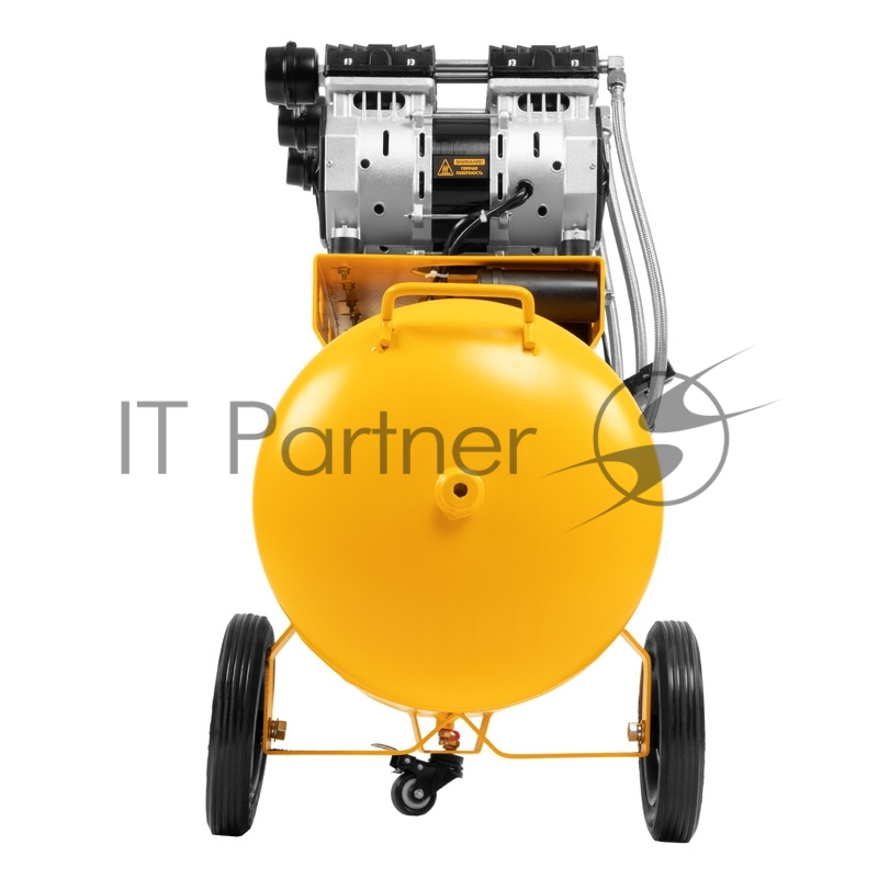 Компрессор безмаслянный малошумный DLS 1800/100,1800 Вт, 3х600, 100 л, 345 л/мин// Denzel