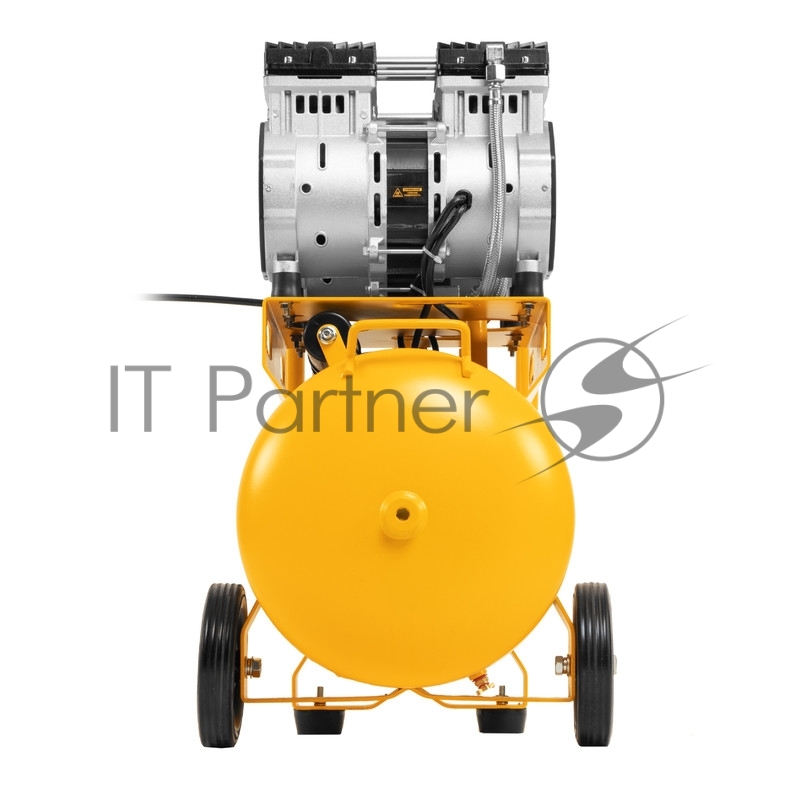 Компрессор безмаслянный малошумный DLS 2200/50, 2200 Вт, 2х1100, 50 л, 380 л/мин// Denzel